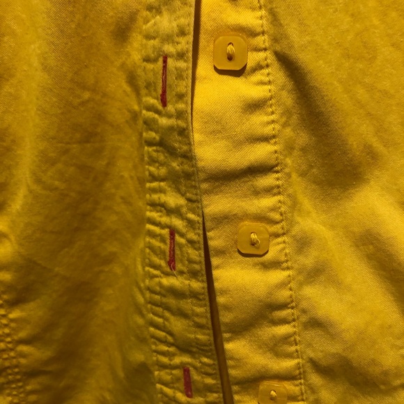i.e. Cropped Yellow Top with 3/4 sleeves-Size Small. - Picture 2 of 6